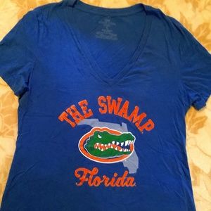 V-neck Florida Gators football tee-shirt